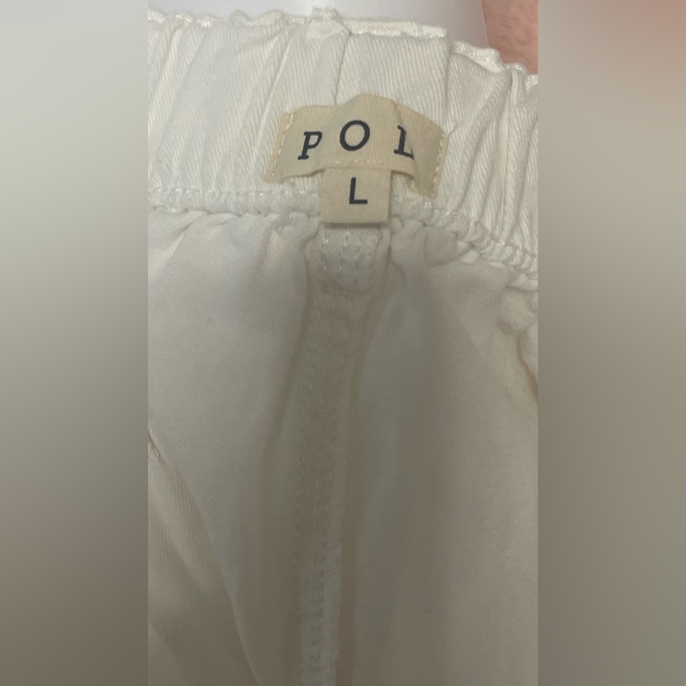Cream Distressed Cargo Pants by POL hoodie and photo also listed in my closet - Picture 12 of 15